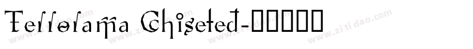 Terrorama Chiseled字体转换